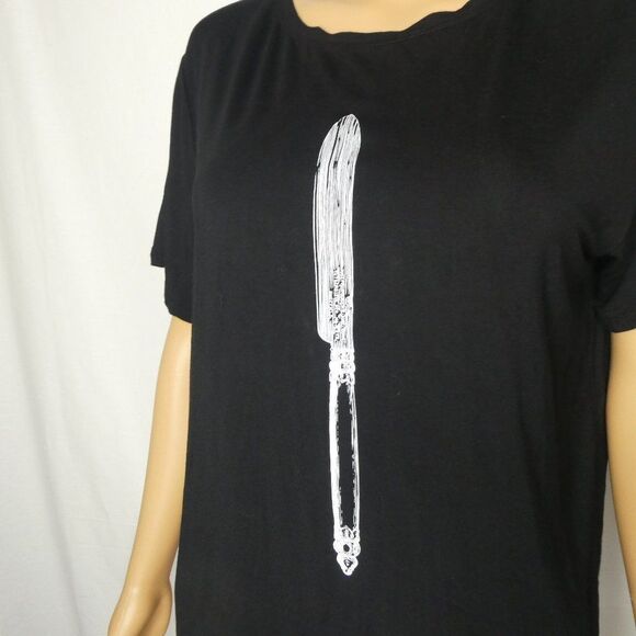 Front Row Shop Butter Knife Graphic T Shirt Tee Lg - Picture 2 of 8